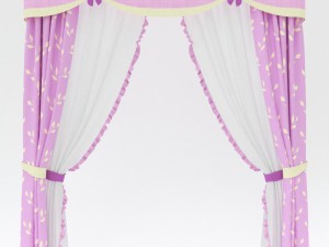 curtains 9 Modelo 3D