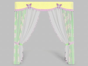 curtains 10 Model 3D