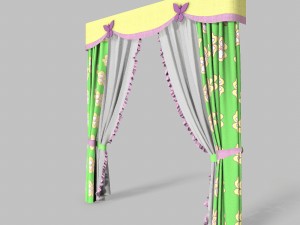 curtains 10 Model 3D