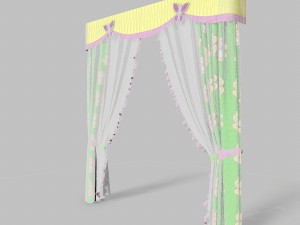 curtains 10 Model 3D