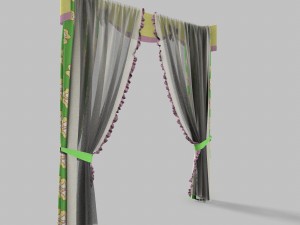 curtains 10 Model 3D