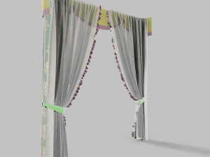 curtains 10 Model 3D