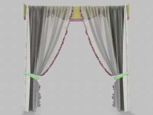 curtains 10 Model 3D
