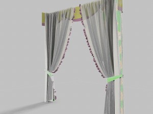 curtains 10 Model 3D