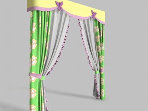 curtains 10 Model 3D