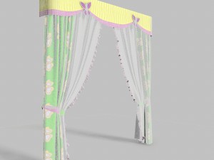 curtains 10 Model 3D