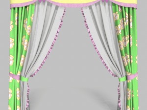 curtains 10 Model 3D