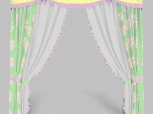 curtains 10 Model 3D