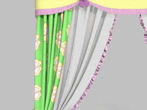 curtains 10 Model 3D