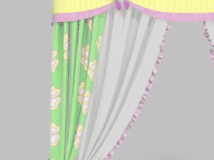 curtains 10 Model 3D