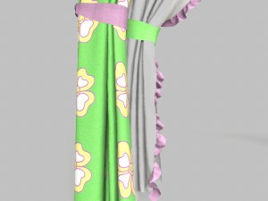 curtains 10 Model 3D
