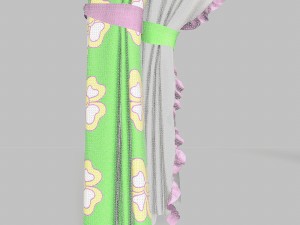 curtains 10 Model 3D