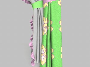 curtains 10 Model 3D