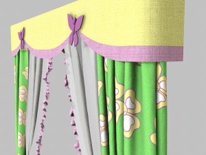 curtains 10 Model 3D