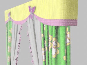 curtains 10 Model 3D