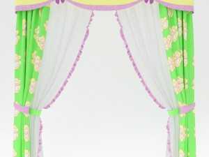 curtains 10 Model 3D