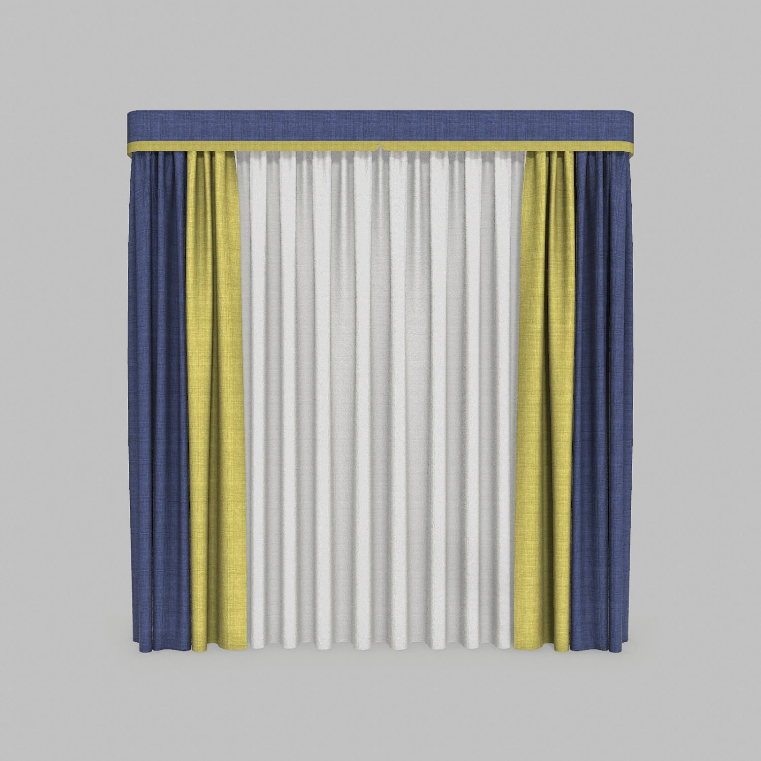 curtains 11 3D Model .c4d .max .obj .3ds .fbx .stl .blend 