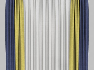 curtains 11 3Dモデル