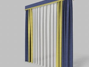 curtains 11 3D Model
