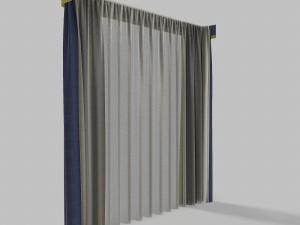 curtains 11 3Dモデル