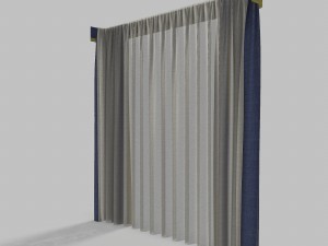 curtains 11 3Dモデル