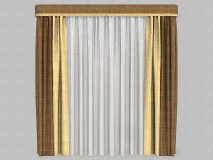 curtains 12  3D Model