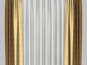 curtains 12 3D Model