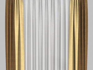 curtains 12 3D Model