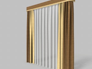 curtains 12 3D Model
