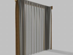 curtains 12 3D Model