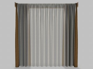 curtains 12 3D Model