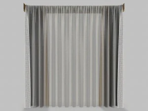 curtains 12 3D Model