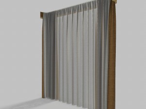 curtains 12 3D Model