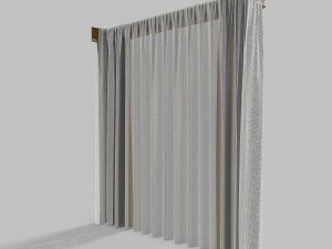 curtains 12 3D Model