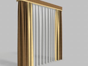 curtains 12 3D Model