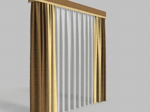 curtains 12 3D Model