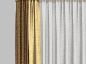 curtains 12 3D Model