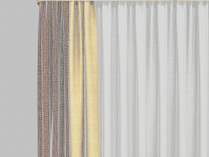 curtains 12 3D Model