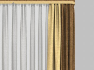 curtains 12 3D Model