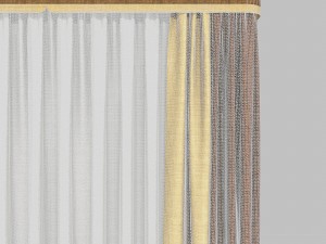 curtains 12 3D Model