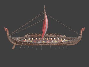 medieval ship  3D Model