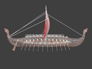 medieval ship Modelo 3D