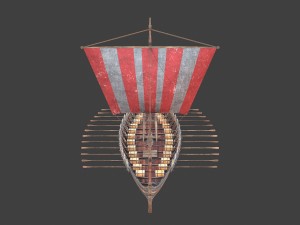 medieval ship Modelo 3D