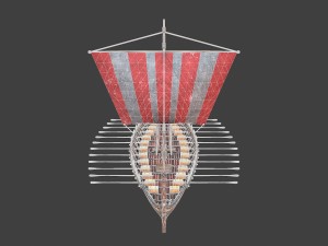 medieval ship Modelo 3D