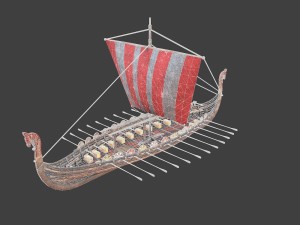 medieval ship Modelo 3D