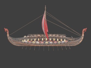 medieval ship Modelo 3D