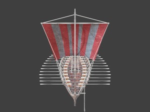 medieval ship Modelo 3D