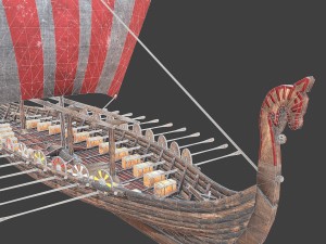 medieval ship Modelo 3D