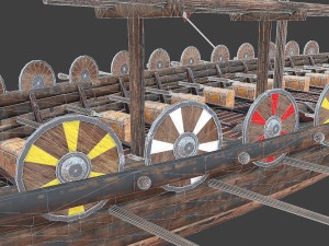 medieval ship Modelo 3D
