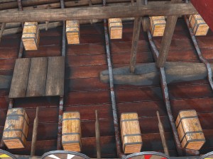medieval ship Modelo 3D